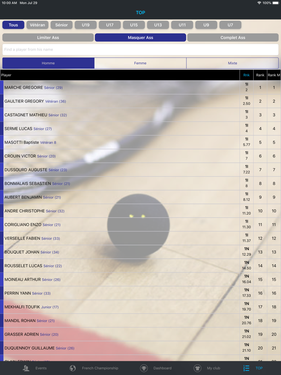 Screenshot #6 pour Squash'App