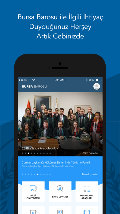 Screenshot #1 pour Bursa Barosu