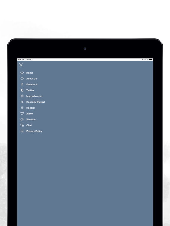 Big R Radio Network iPad screenshot 5 - Music app