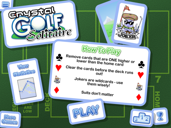 Crystal Golf Solitaire