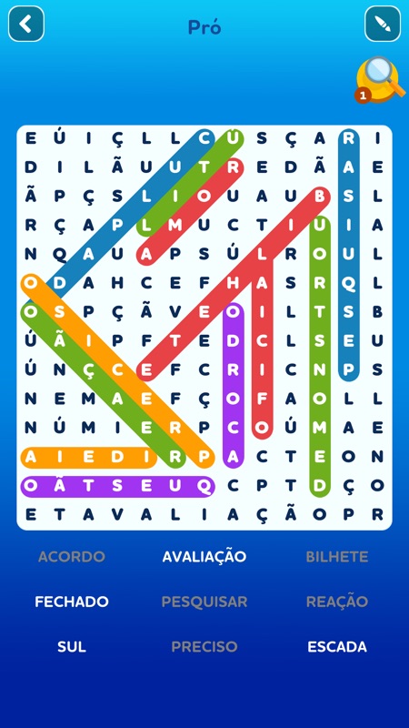 Caça palavras Brasileiro! screenshot 7