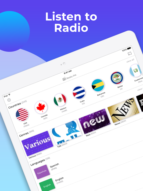 Radio FM: Music, News & Sports