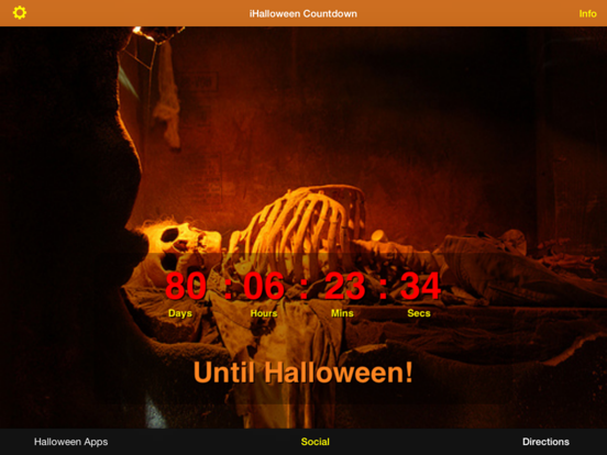 iHalloween Countdown iPad screenshot 9 - Entertainment app