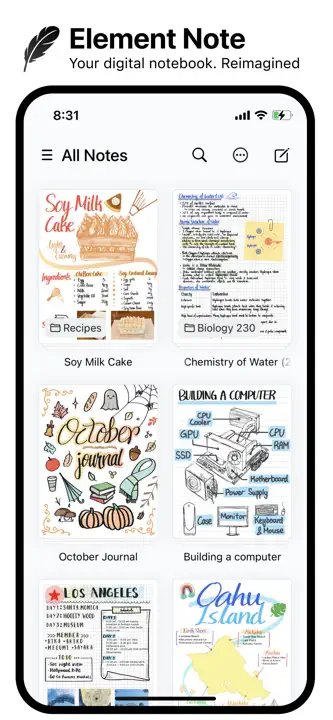 Element Note: Screenshot 1 von 5