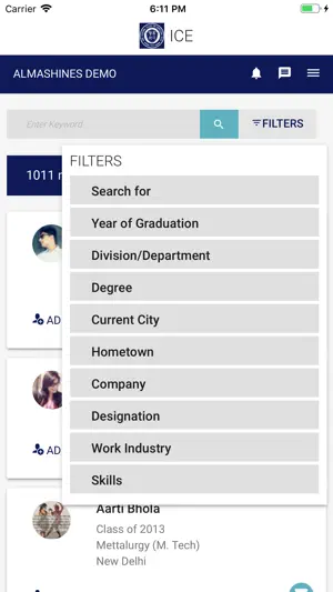 Ganpat University Alumni screenshot 2