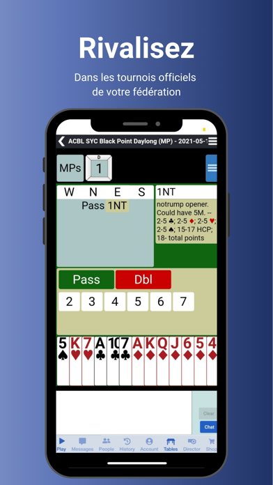 Screenshot #1 pour BBO – Bridge Base Online