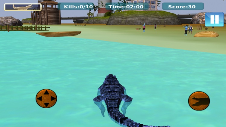 Crocodile Animal Attack Games screenshot-4