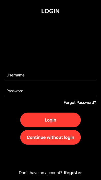 App screenshot