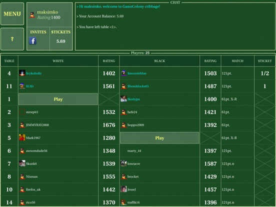 Screenshot #4 pour Cribbage Live