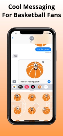 Basketball GM Emojis Ball Star iPhone screenshot