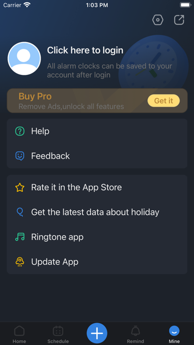 Dr. Alarm-schedule manager Screenshot