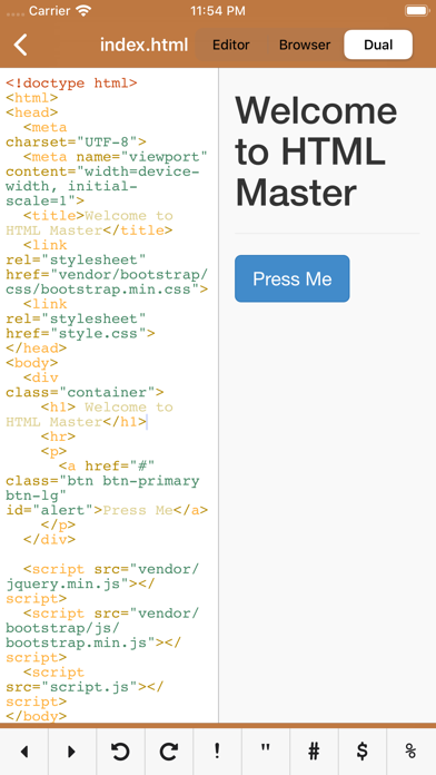 HTML Master: Code Editor Screenshot 2 of 10