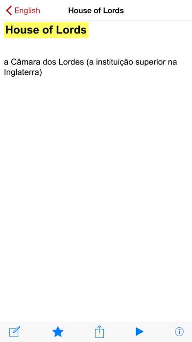 Screenshot #2 pour Dictionary English Portuguese