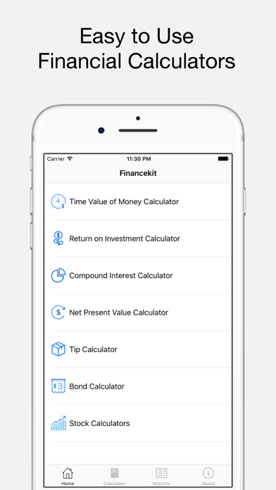 Screenshot #1 pour BA Financial Calculator Plus