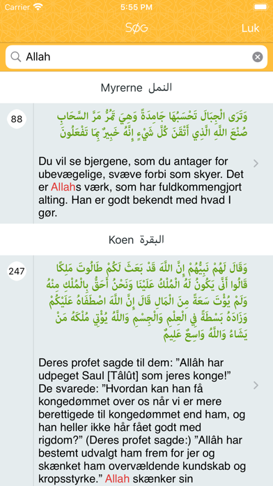 Den Klare Koran {Koranen} Screenshot