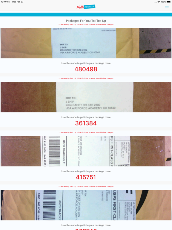 HelloPackage iPad screenshot 2 - Shopping app