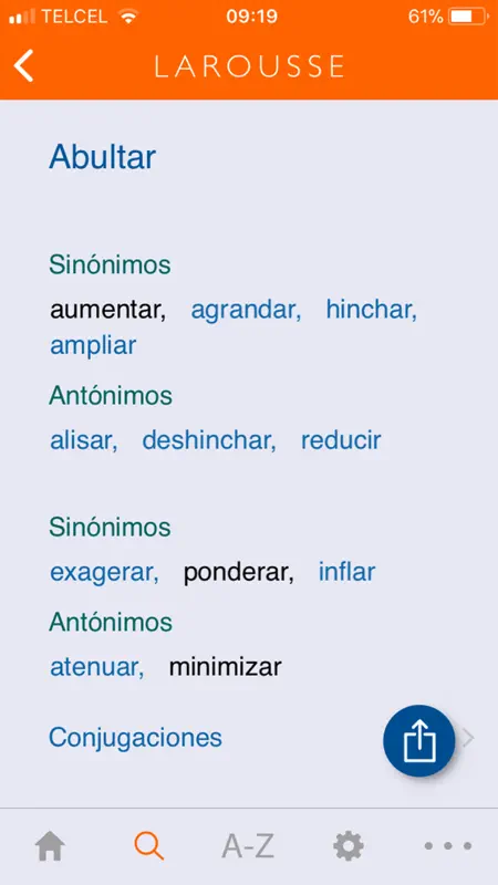 Larousse Sinónimos y Antónimos screenshot 3 of 5