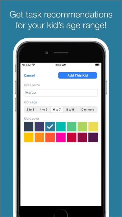 punti+ chores tasks & rewards iPhone screenshot 4 - Education app