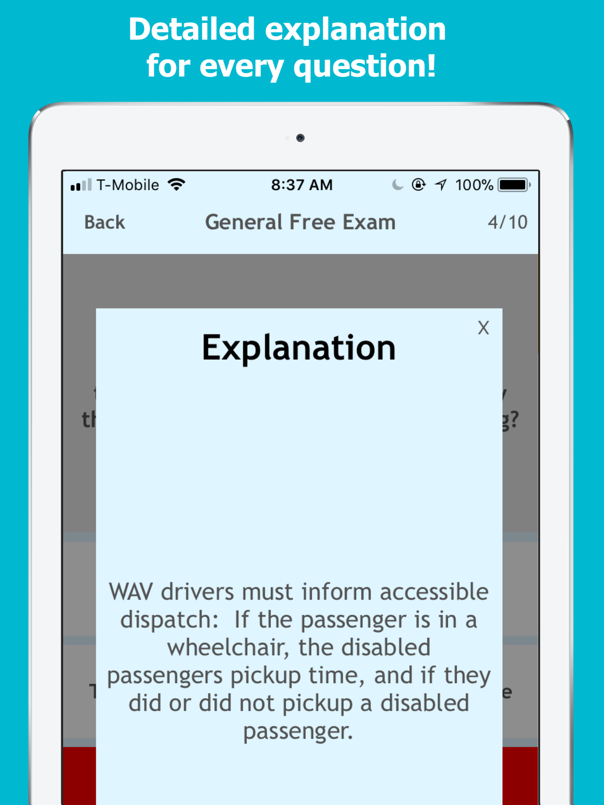 TLC Exam Center: Prep & Study screenshot 10