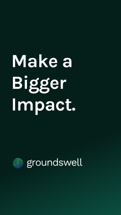 Groundswell: Giving & Charity