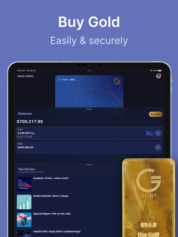 Glint | Buy Gold Instantly