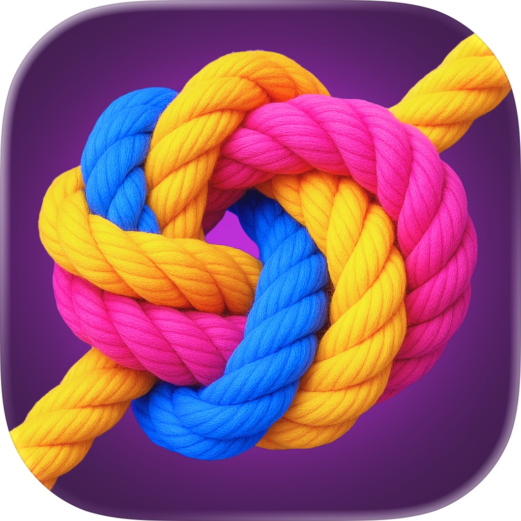 Apple App Store cover for Tangle Craze - Ropes Order 3D