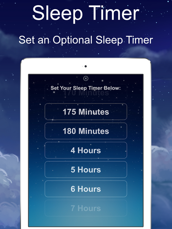 Sleep Sounds: Nature & Ambient iPad screenshot 4 - Health & Fitness app