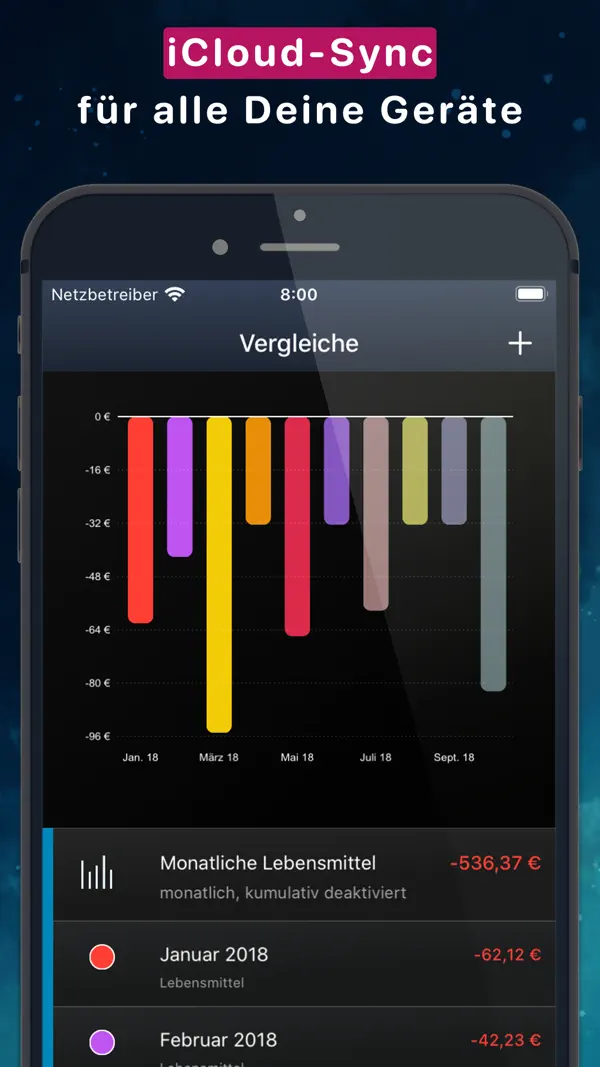Haushaltsbuch MoneyStats Screenshot 6