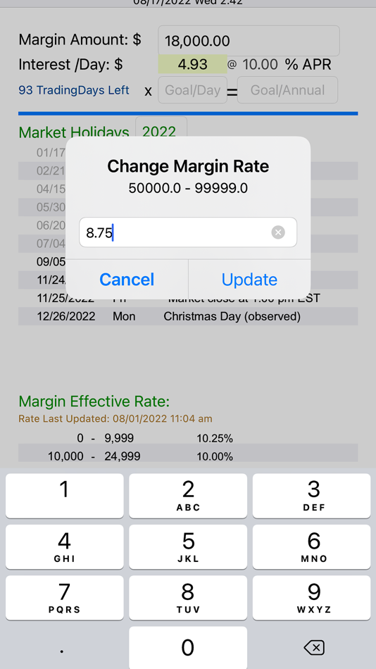 #2. Margin Interest (iOS) By: James Chang