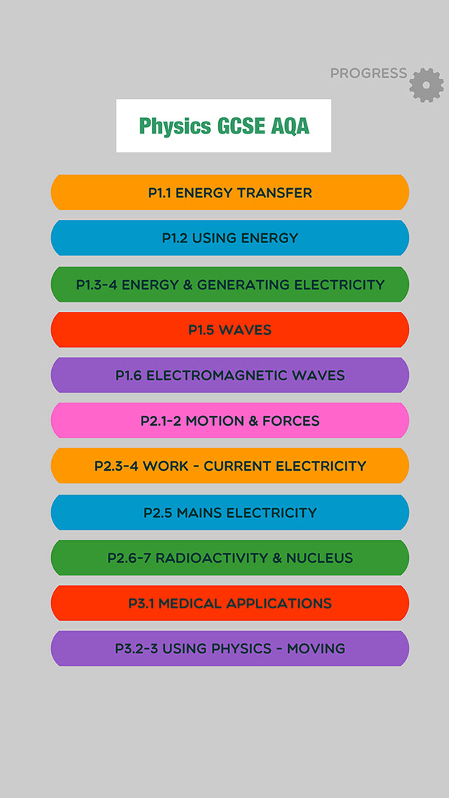 Physics GCSE Revision Games