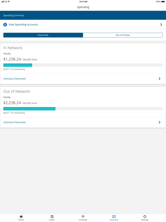 BCBSIL iPad screenshot 4 - Health & Fitness app