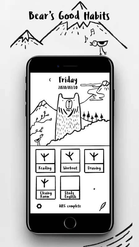 Bear Good Habits - Tracker screenshot 1 of 4