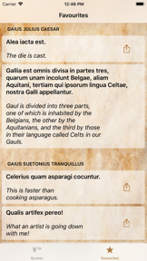 Latin Quotes screenshot