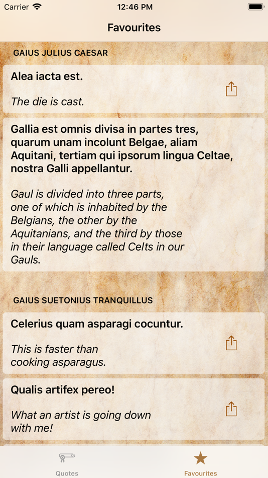 #3. Latin Quotes (iOS) 由: Marius Traub
