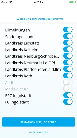 Screenshot von DK News - DONAUKURIER Mobil auf dem iPhone 3
