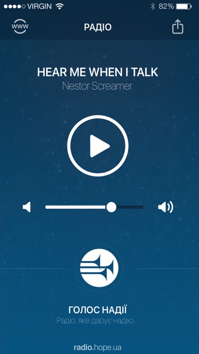 Radio Voice of Hope app screenshot