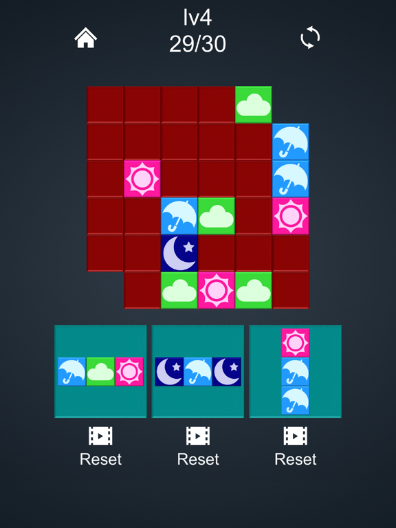 Weather Match Puzzle iPad screenshot