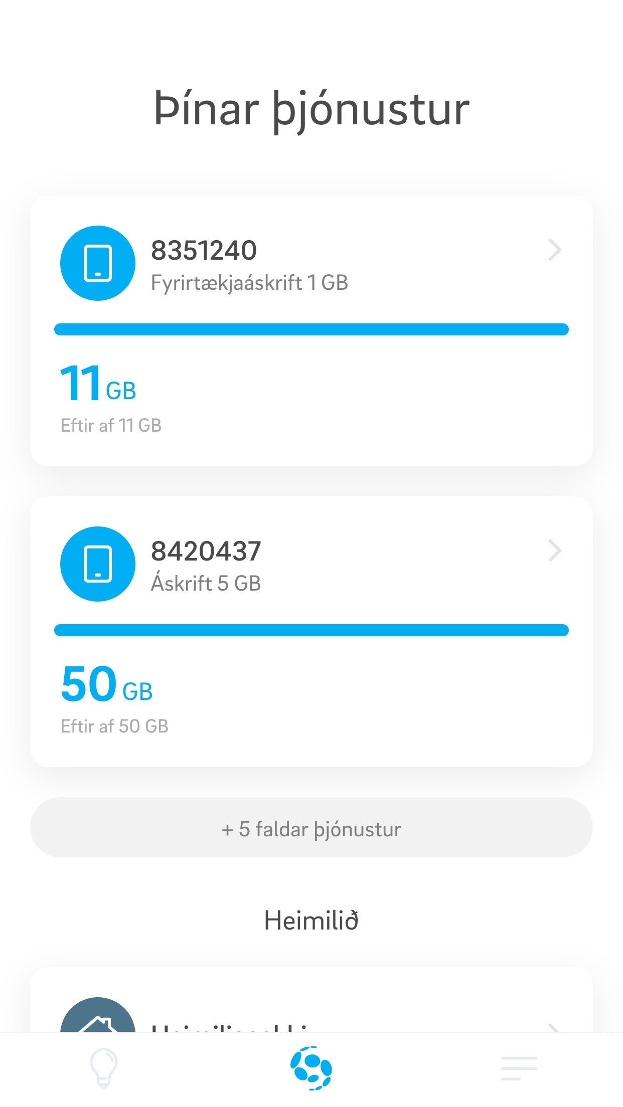 Screenshot 1 of Síminn