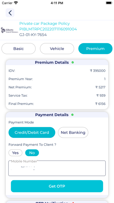 Probus Insurance Screenshot