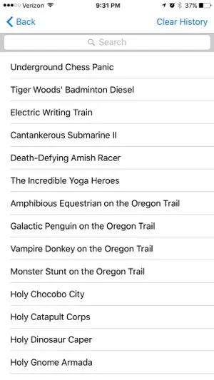 Video Game Name Generator screenshot 2