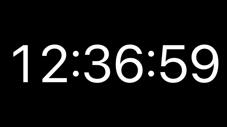 #5. Fullscreen Clock: Flip & Focus (iOS) Podle: Zhengzhou Sibo Intelligent Technology Co., Ltd.