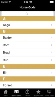 norse gods pocket reference iphone resimleri 3