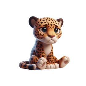 Snímky obrazovky (6) Sad Leopard Stickers