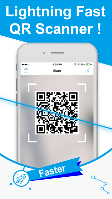 QR Code Reader/QR Scanner App Screenshot