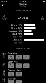 Dumbbell & Barbell Workouts screenshot