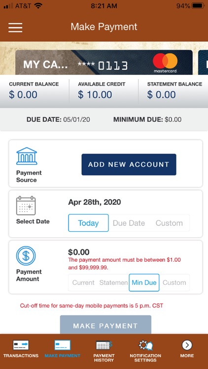 MTFCU Card screenshot-3