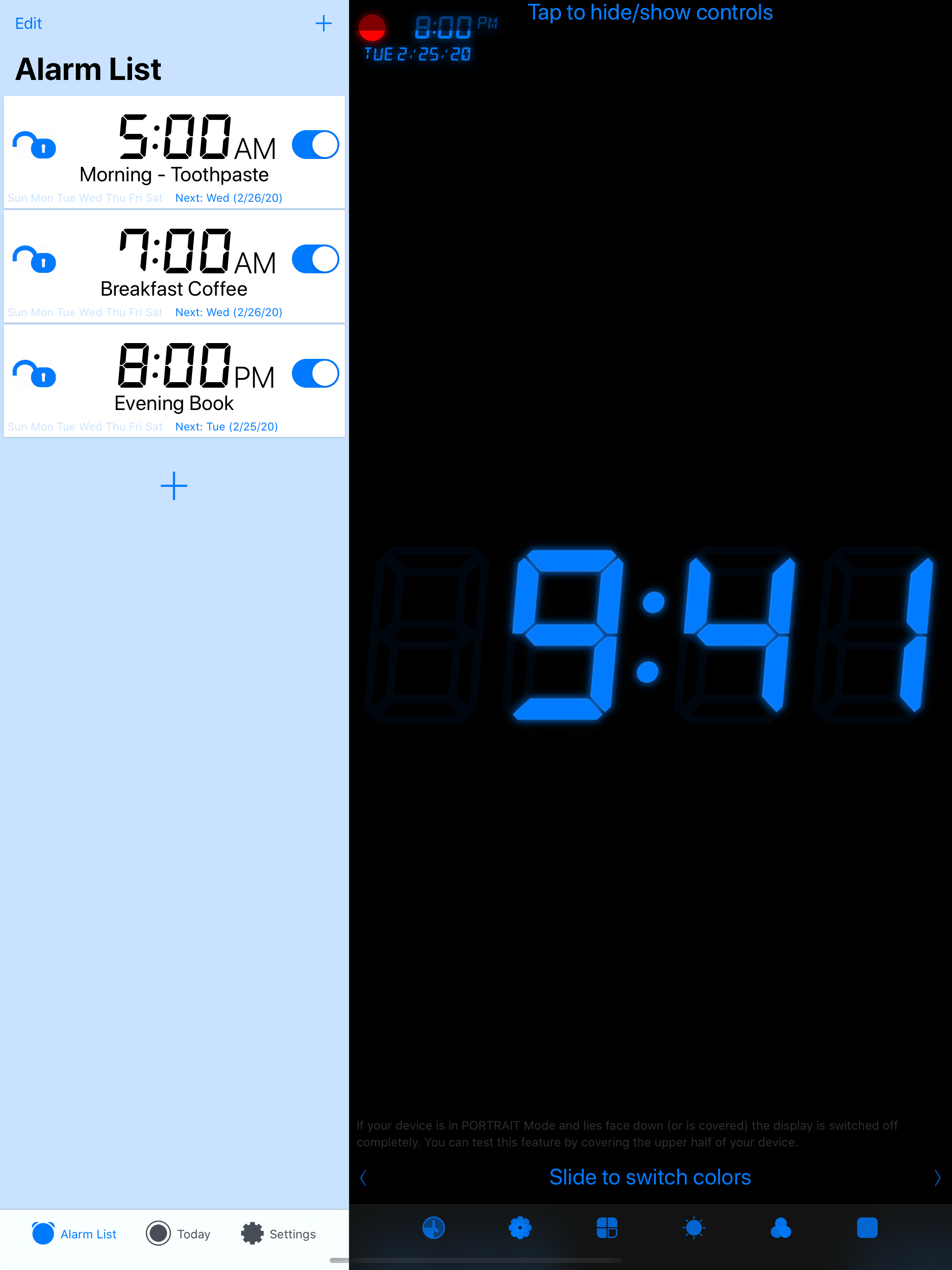 Barcode Alarm Clock