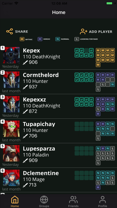 Wow Nation app screenshot