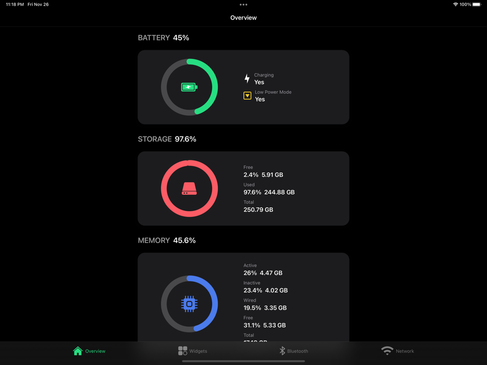 #3. Battery Widget: System Status (iOS) Podle: LE NGUYEN QUANG PHUOC