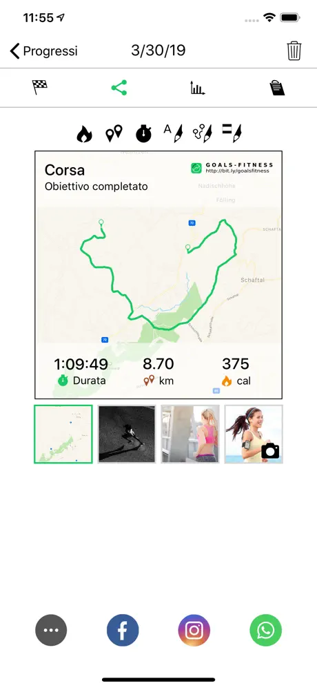 Correre e Camminare Goals GPS